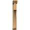 Ekena Millwork Westlake Slat Rough Sawn Bracket w/ Offset Brace, Western Red Cedar, 6"W x 32"D x 44"H BKT0604X32X44WTL06RWR - alternate 4
